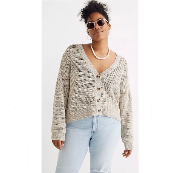 Madewell Sweaters - Madewell Marled Hartley Button Cardigan Sweater